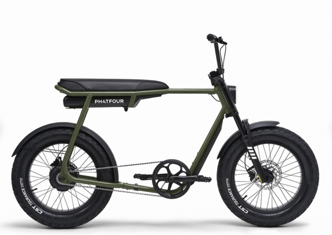 PROMO ' GUILLAUME 'PHATFOUR FLX vert version 750w + Support repose-pieds avant FLX