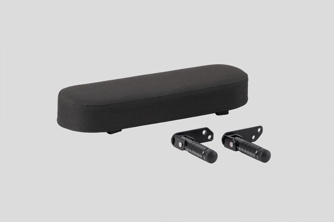 Assise porte bagage + cales pieds